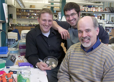 Inexpensive and easy-to-use: Grad students Anthony Napolitano, left, and Dylan Dean worked with Inexpensive and easy-to-use: Grad students Anthony Napolitano, left, and Dylan Dean worked with