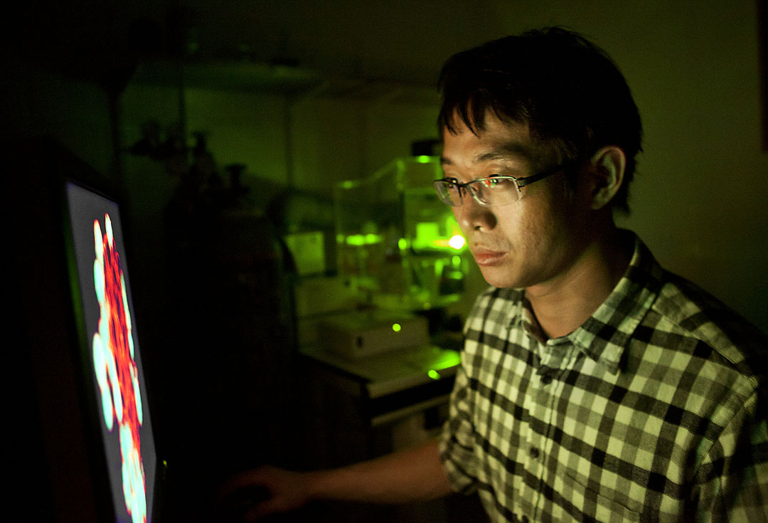 Brian Bao: “In healthy tissues, the recently discovered protein Pannexin1 may be playing an important role in upholding the mechanical integrity of the tissue. When we develop cancer, we lose Pannexin1 and we lose this integrity.” Credit: Mike Cohea/Brown University Brian Bao: “In healthy tissues, the recently discovered protein Pannexin1 may be playing an important role in upholding the mechanical integrity of the tissue. When we develop cancer, we lose Pannexin1 and we lose this integrity.” Credit: Mike Cohea/Brown University