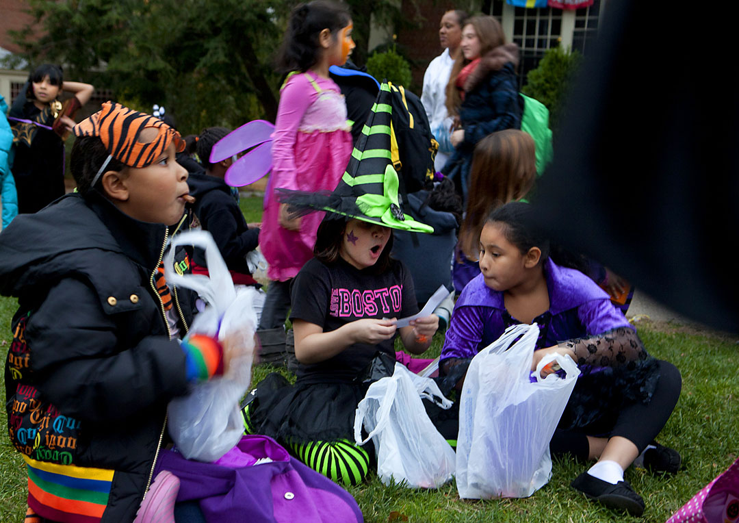 Full of surprises: You expect candy on Halloween, but some cool stickers were a surprising part of the haul. Full of surprises: You expect candy on Halloween, but some cool stickers were a surprising part of the haul.