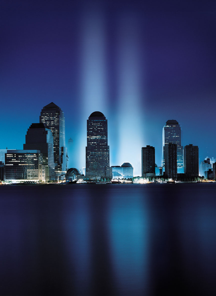 Phantom Towers: For the cover of the New York Times Sunday Magazine, Sept. 23, 2001Digital illustration by Paul Myoda and Julian LaVerdiere