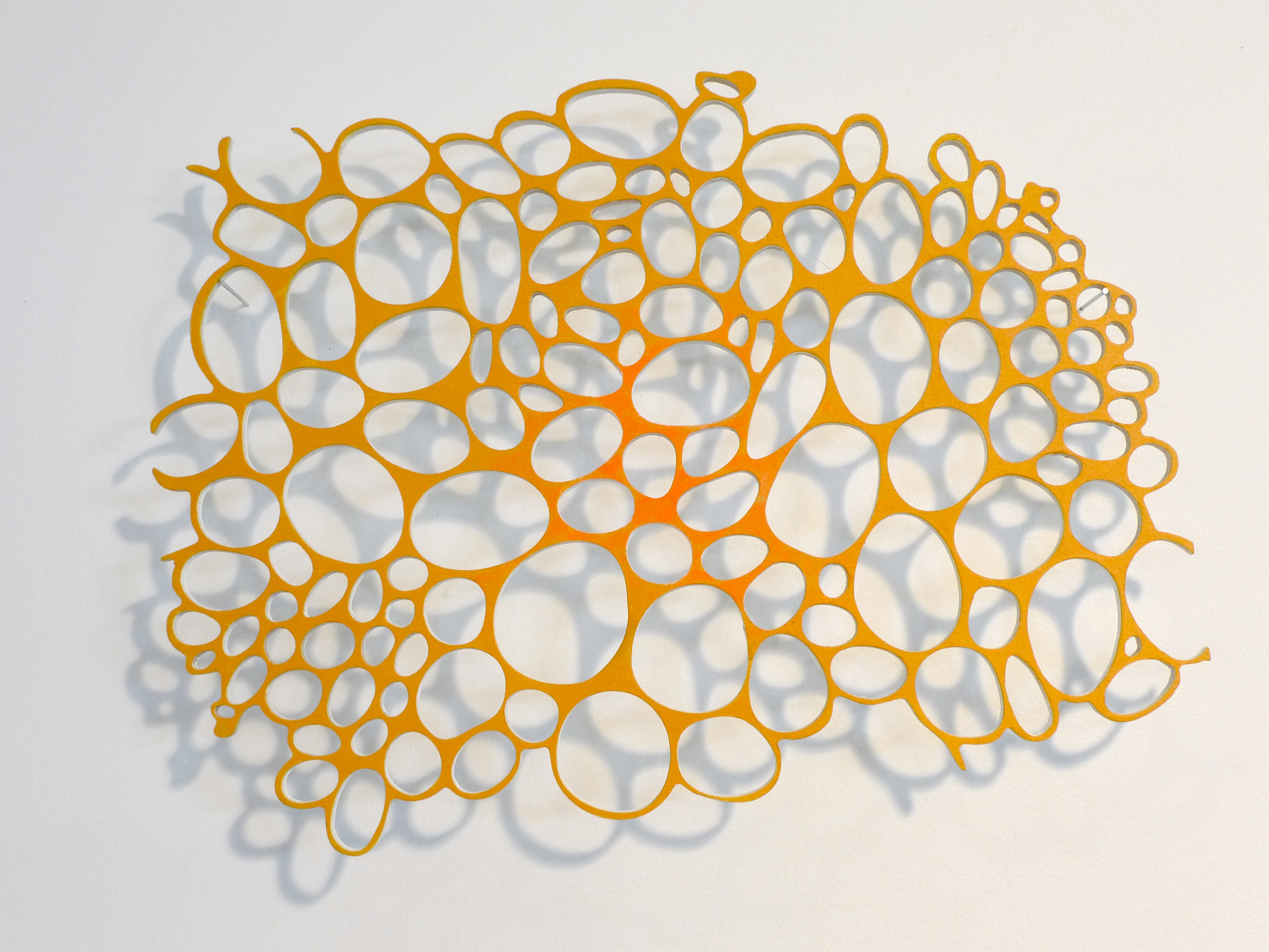 Lisa Perez, Untitled (2011): Wood, paint; 10 x 16 inches