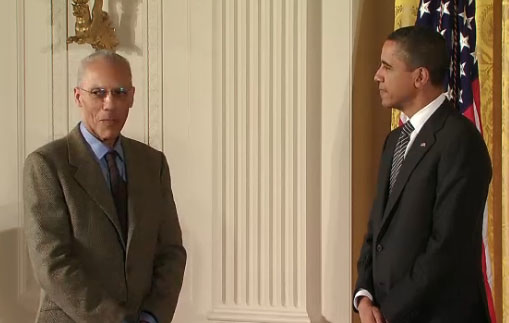 Martin Puryear: Martin Puryear received a National Medal of Arts from President Obama during a White House ceremony Feb. 13, 2012. Credit: White House