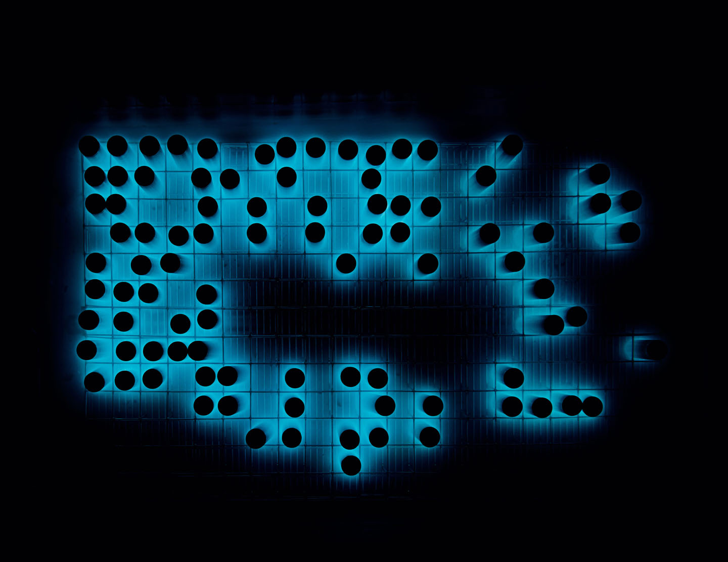 Taryn Simon, Nuclear Waste Encapsulation and Storage Facility, Cherenkov Radiation, Hanford Site, U.S. Department of Energy, Southeastern Washington State (2005-2007): Chromogenic color printCredit: ©Taryn Simon, Courtesy Gagosian Gallery Taryn Simon, Nuclear Waste Encapsulation and Storage Facility, Cherenkov Radiation, Hanford Site, U.S. Department of Energy, Southeastern Washington State (2005-2007): Chromogenic color printCredit: ©Taryn Simon, Courtesy Gagosian Gallery
