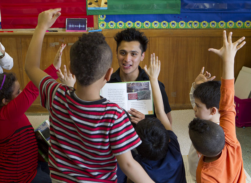 Learning, it turns out, can be fun: Among the discoveries at the D’Abate School is that learning can open whole new horizons and expand life’s possibilities. (The kids learn that lesson too.) Learning, it turns out, can be fun: Among the discoveries at the D’Abate School is that learning can open whole new horizons and expand life’s possibilities. (The kids learn that lesson too.)