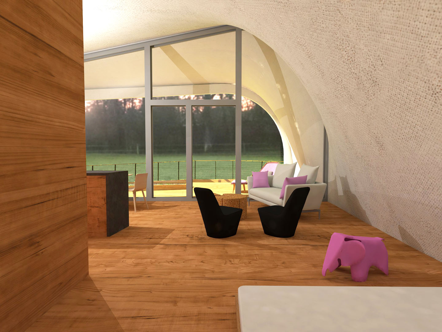 Inviting, livable technology: The team has been careful to perfect its design, to bring new and different materials together, and to understand how the house itself will work. Inviting, livable technology: The team has been careful to perfect its design, to bring new and different materials together, and to understand how the house itself will work.