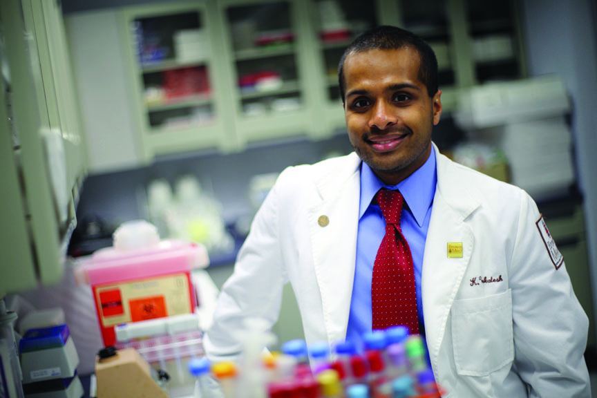 Kartik Venkatesh: “Testing even 800 million adults is a public health undertaking of a historic magnitude, but what we were able to show is that ... even under those dire circumstances, testing this frequently and this widely still was reasonable.” Credit:&#160;Karen&#160;Philippi