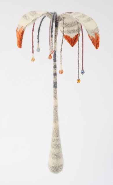 Hidden seas: Tatyana YanishevskyLove at First Sight (Umbrella Plant) (2012)Yarn, resin, 46 by 20 by 20 inchesPhoto: Karen Philippi Hidden seas: Tatyana YanishevskyLove at First Sight (Umbrella Plant) (2012)Yarn, resin, 46 by 20 by 20 inchesPhoto: Karen Philippi